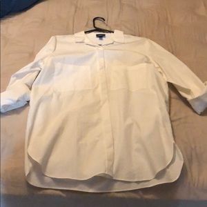 White button down shirt. Worn s couple times